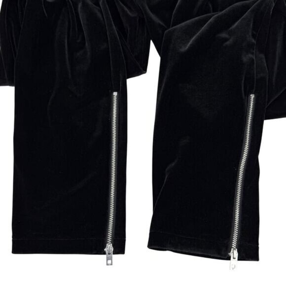 RAG & BONE Velvet Sweatpants Track Pant Black Sz XXS Black - Picture 5 of 8